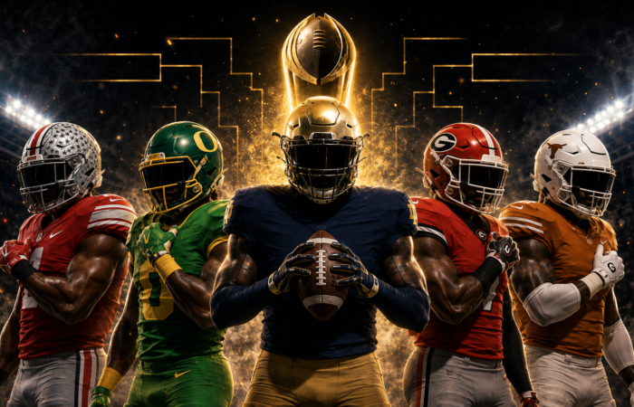 Graphic for 5 teams that can win the National Championship in 2026